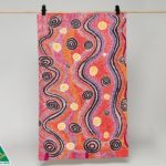 Ozkoi Aboriginal Art Tea Towel by Otto Sims