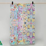 Ozkoi Aboriginal Art Tea Towel by Judy Watson