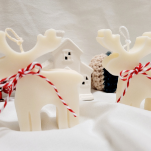 OzKoi Christmas reindeer Candle